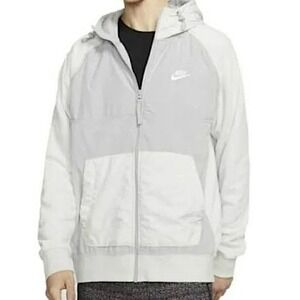 Nike‎ Sportswear Polar Fleece Full Zip Hoodie Jacket, Gray, Size L
